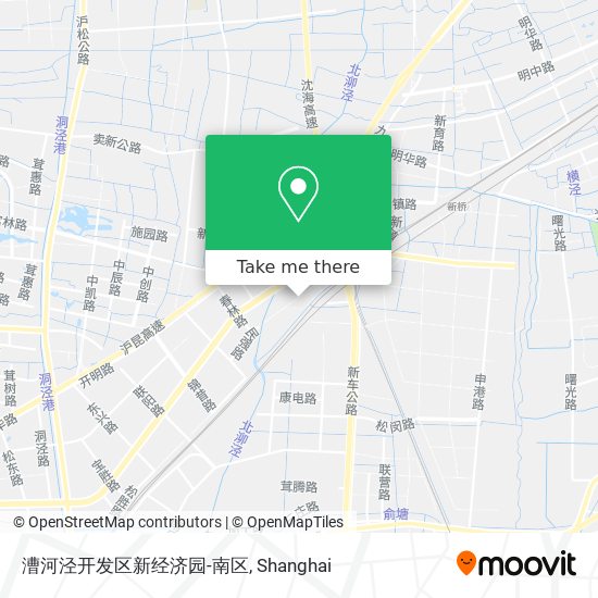 漕河泾开发区新经济园-南区 map