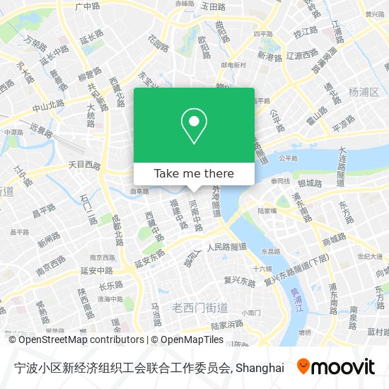 宁波小区新经济组织工会联合工作委员会 map