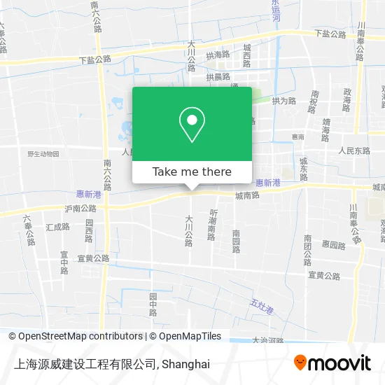 上海源威建设工程有限公司 map