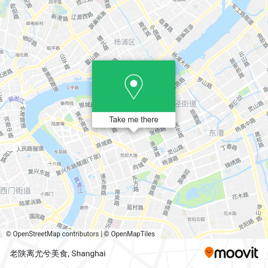 老陕离尤兮美食 map