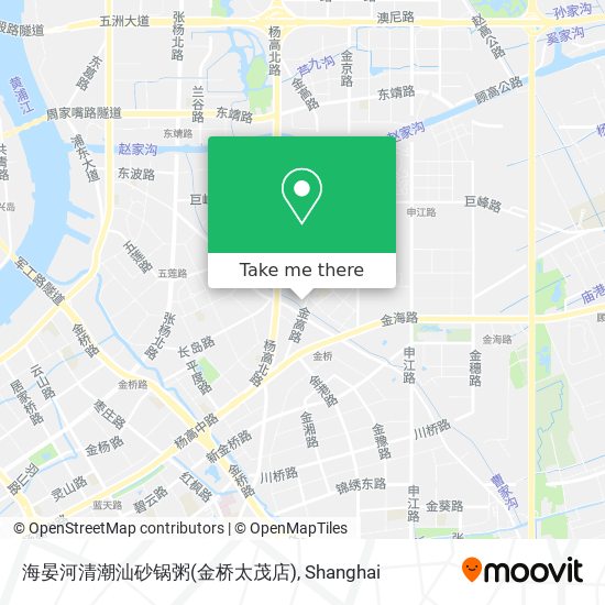 海晏河清潮汕砂锅粥(金桥太茂店) map