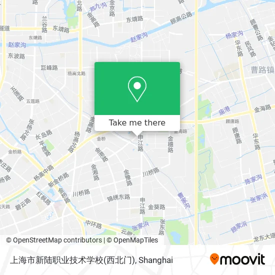 上海市新陆职业技术学校(西北门) map
