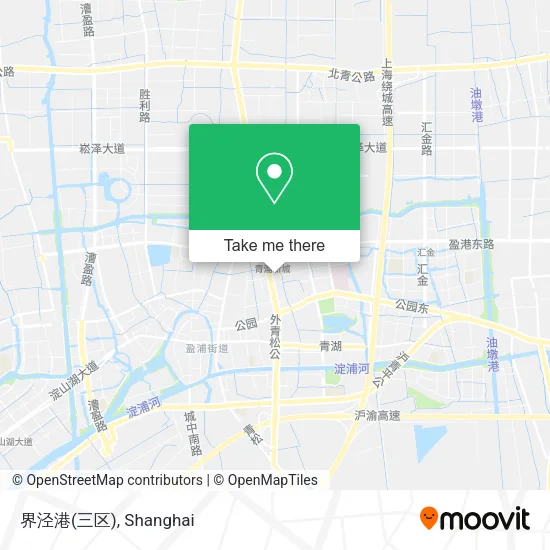 界泾港(三区) map