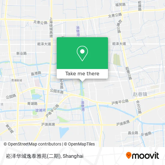 崧泽华城逸泰雅苑(二期) map