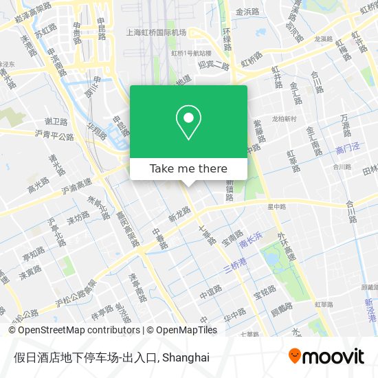 假日酒店地下停车场-出入口 map