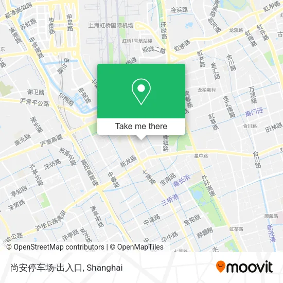 尚安停车场-出入口 map