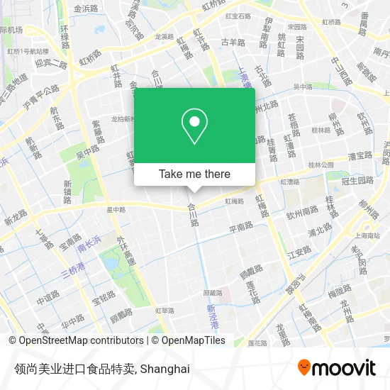 领尚美业进口食品特卖 map