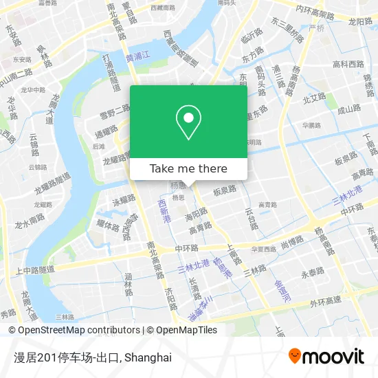 漫居201停车场-出口 map