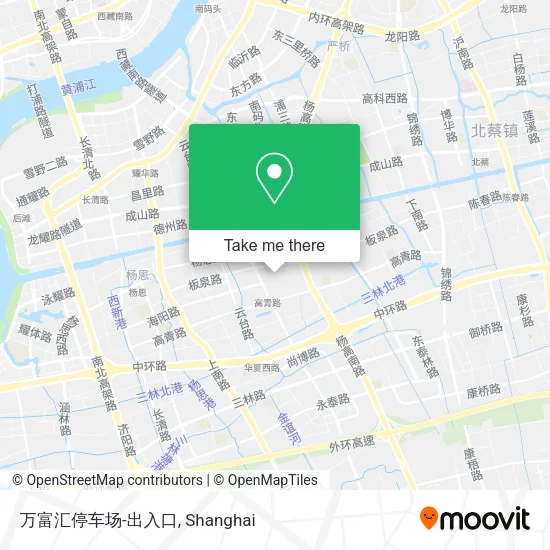 万富汇停车场-出入口 map