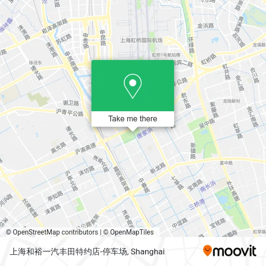 上海和裕一汽丰田特约店-停车场 map