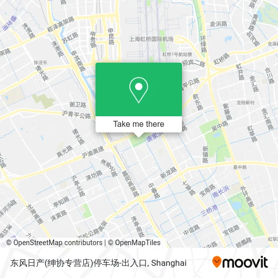 东风日产(绅协专营店)停车场-出入口 map