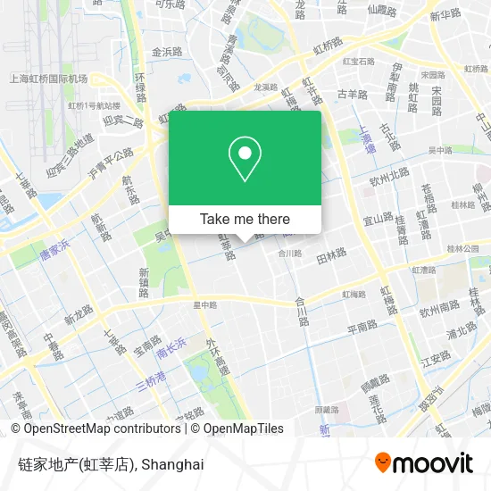 链家地产(虹莘店) map