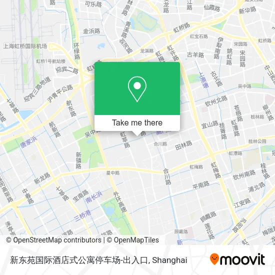 新东苑国际酒店式公寓停车场-出入口 map