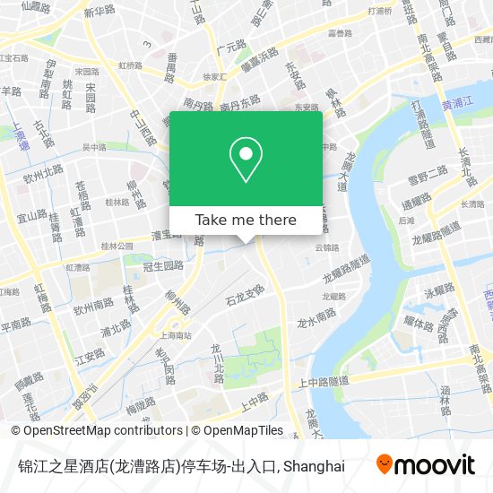 锦江之星酒店(龙漕路店)停车场-出入口 map