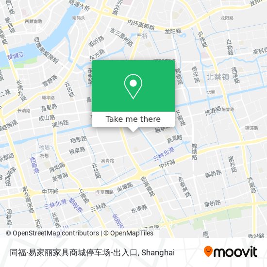 同福·易家丽家具商城停车场-出入口 map