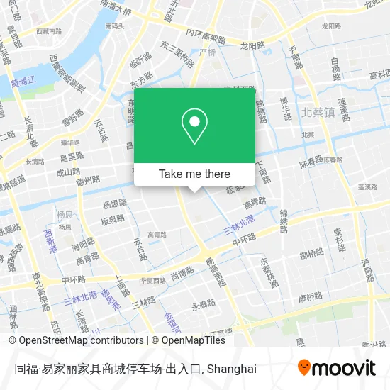 同福·易家丽家具商城停车场-出入口 map