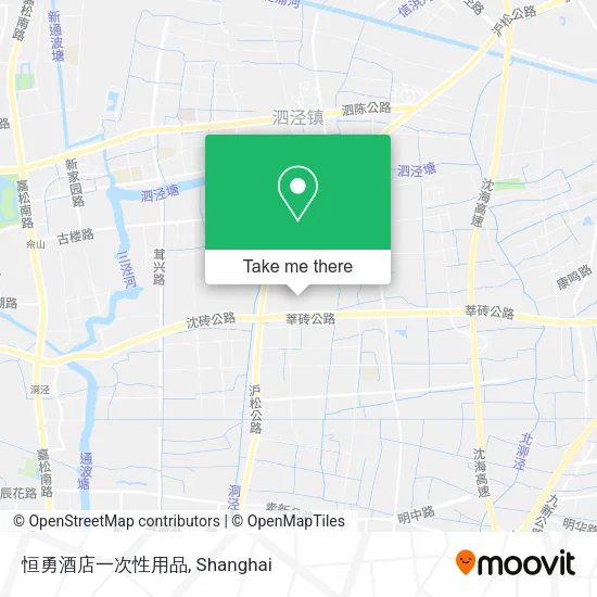 恒勇酒店一次性用品 map