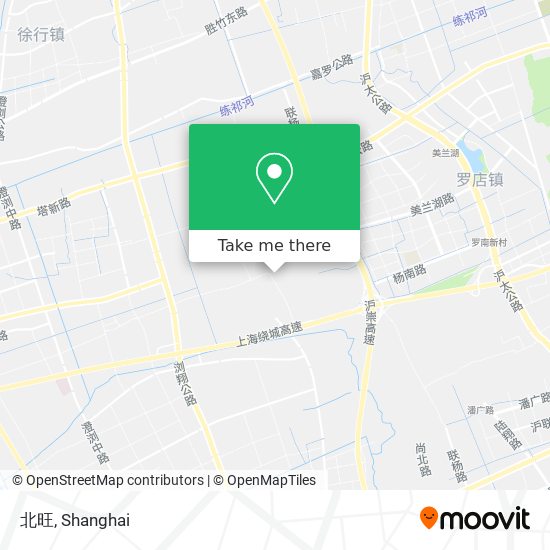 北旺 map