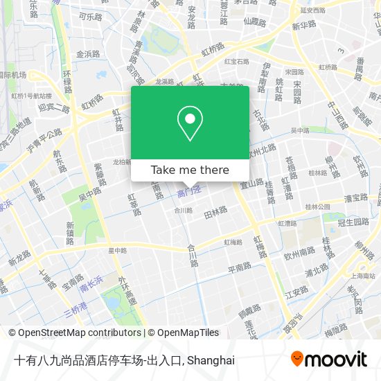 十有八九尚品酒店停车场-出入口 map
