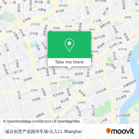 诚达创意产业园停车场-出入口 map