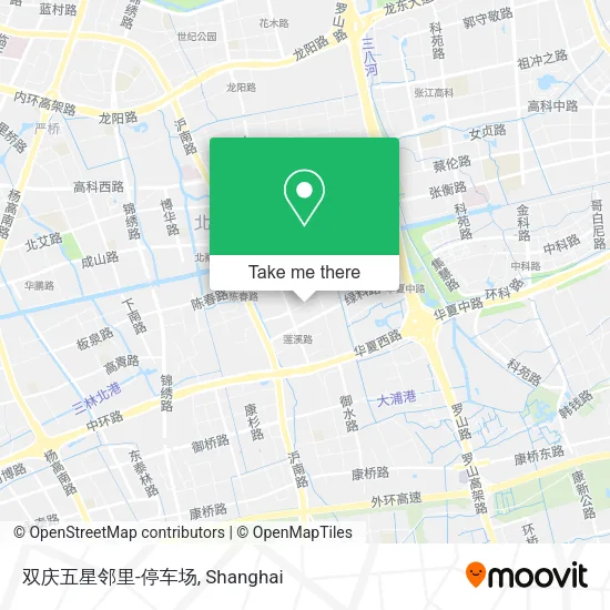 双庆五星邻里-停车场 map