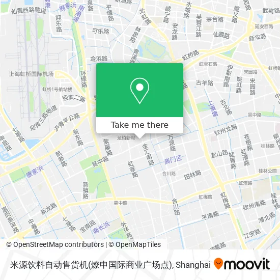 米源饮料自动售货机(燎申国际商业广场点) map