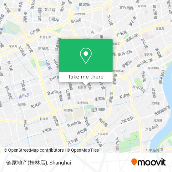 链家地产(桂林店) map