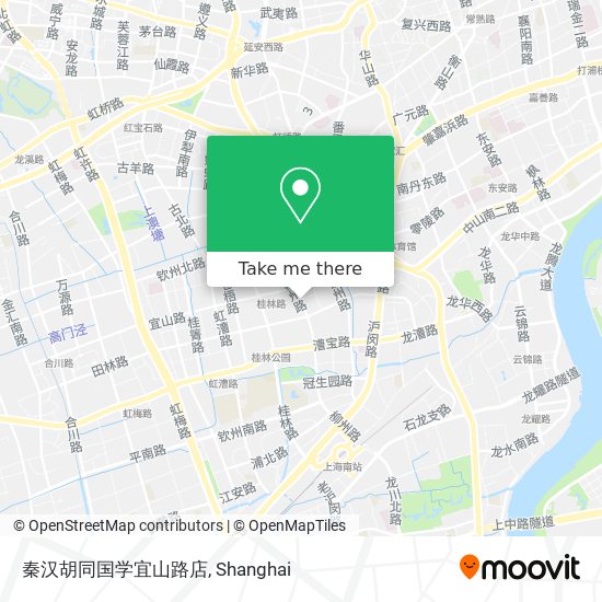 秦汉胡同国学宜山路店 map