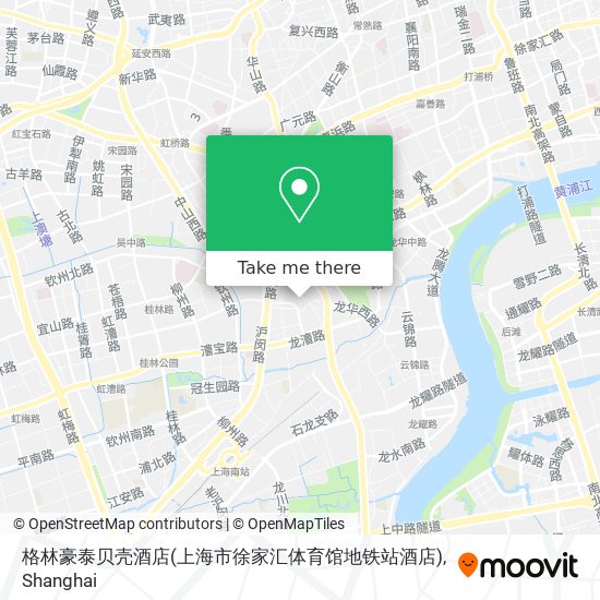 格林豪泰贝壳酒店(上海市徐家汇体育馆地铁站酒店) map