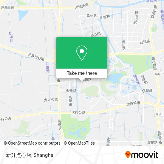新升点心店 map