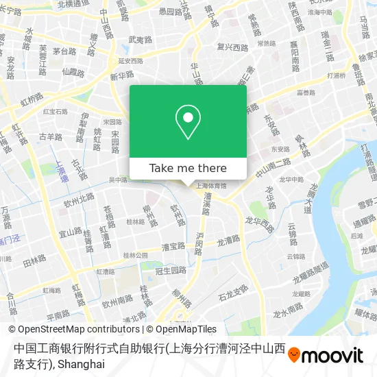 中国工商银行附行式自助银行(上海分行漕河泾中山西路支行) map
