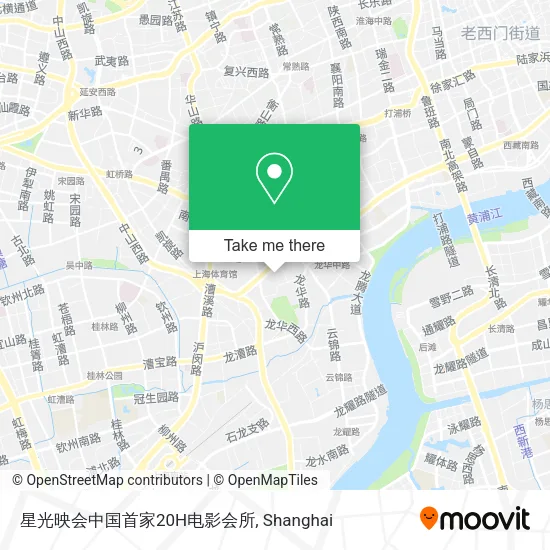 星光映会中国首家20H电影会所 map