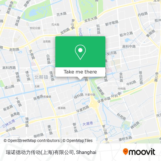 瑞诺德动力传动(上海)有限公司 map