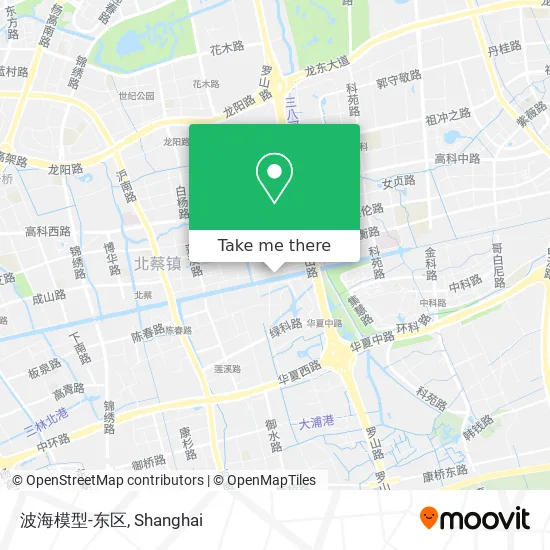 波海模型-东区 map