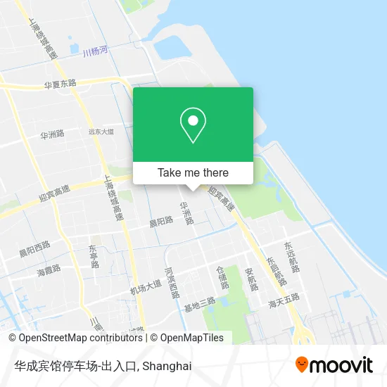 华成宾馆停车场-出入口 map