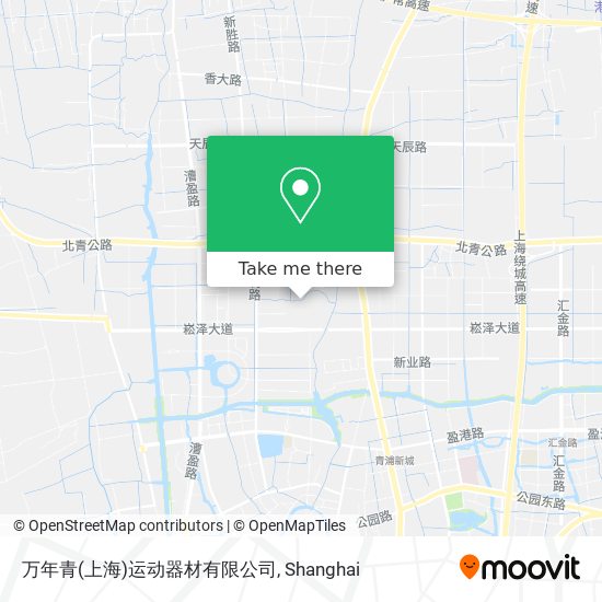 万年青(上海)运动器材有限公司 map