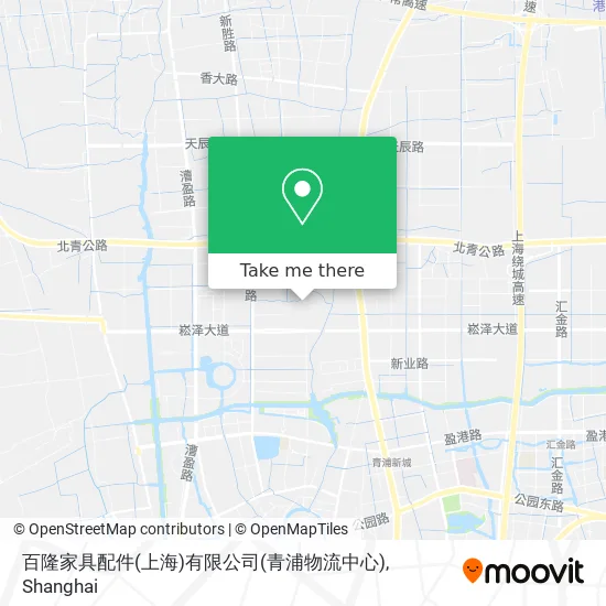 百隆家具配件(上海)有限公司(青浦物流中心) map