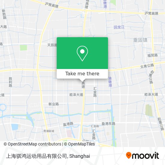 上海骐鸿运动用品有限公司 map