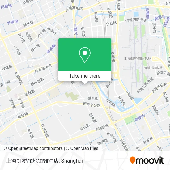上海虹桥绿地铂骊酒店 map