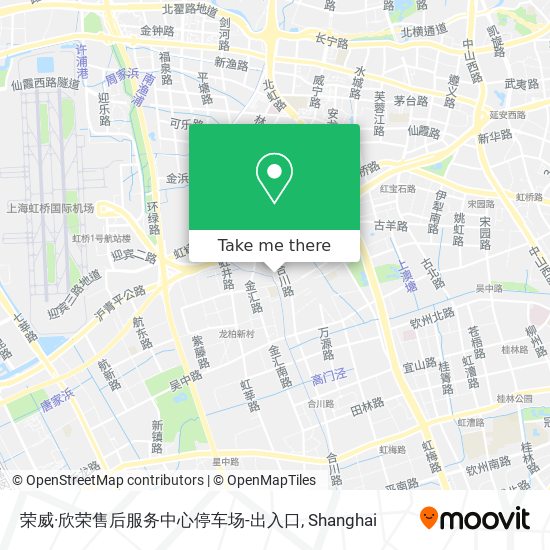 荣威·欣荣售后服务中心停车场-出入口 map