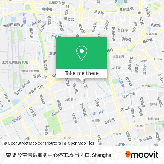 荣威·欣荣售后服务中心停车场-出入口 map
