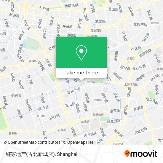 链家地产(古北新城店) map