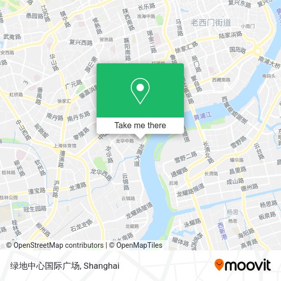 绿地中心国际广场 map