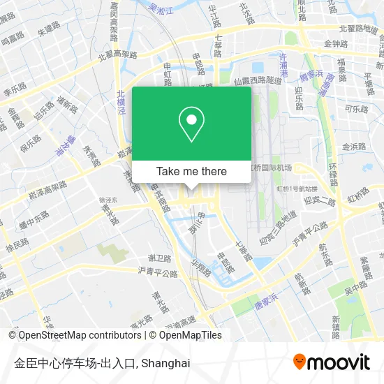 金臣中心停车场-出入口 map