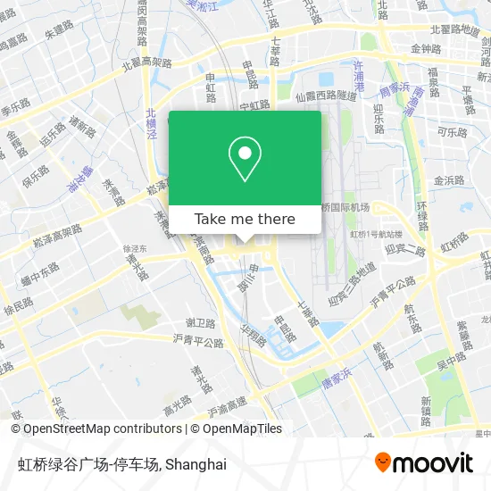 虹桥绿谷广场-停车场 map