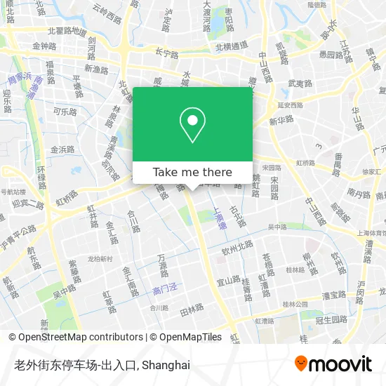 老外街东停车场-出入口 map