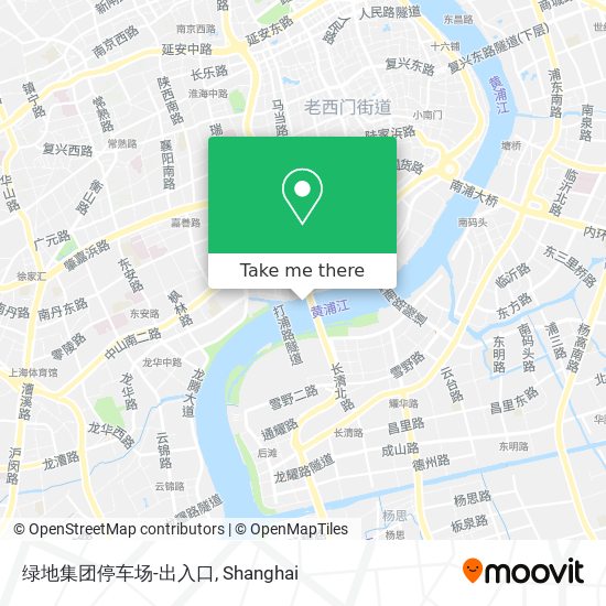 绿地集团停车场-出入口 map
