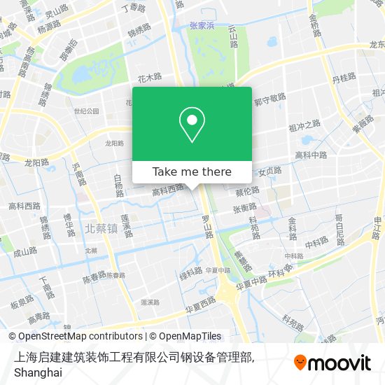 上海启建建筑装饰工程有限公司钢设备管理部 map