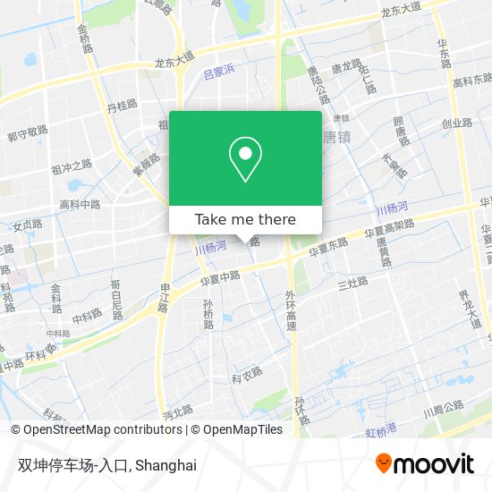 双坤停车场-入口 map