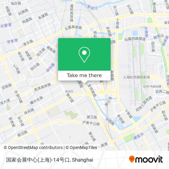 国家会展中心(上海)-14号口 map
